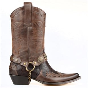 Brown Mens Western Cowboy Boots