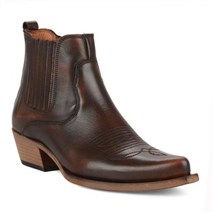 Brown Ankle Cowboy Boots Women Tokyo