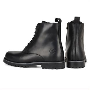 Siyah Erkek Bot Fermuarlı Newcat