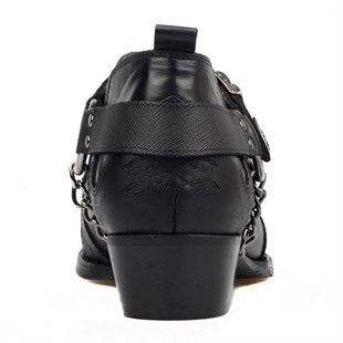 FootCourt Cowboy Shoes Black