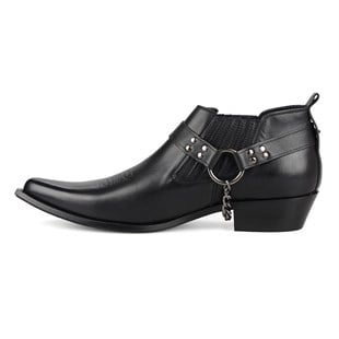 FootCourt Cowboy Shoes Black