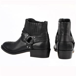 Siyah Erkek Kovboy Botu (Gringo)