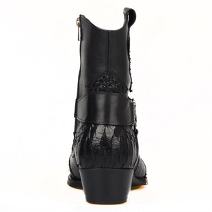 FootCourt Cowboy Boots Black