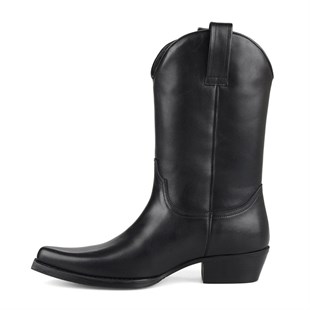 FootCourt Cowboy Boots Black