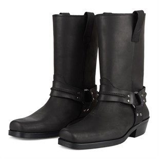 FootCourt Biker Boots Black