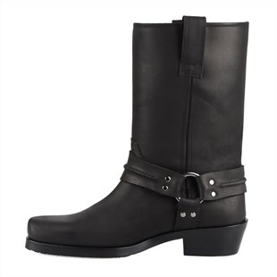 FootCourt Biker Boots Black