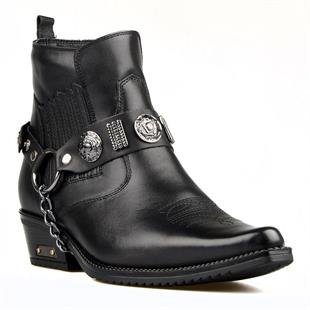 Black Western Cowboy Boots Black