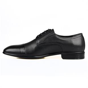 Black Leather Mens Classic Shoes