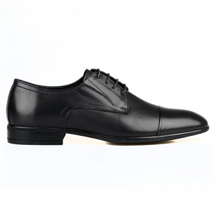 Black Leather Mens Classic Shoes