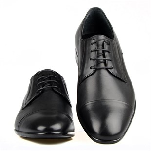 Black Leather Mens Classic Shoes