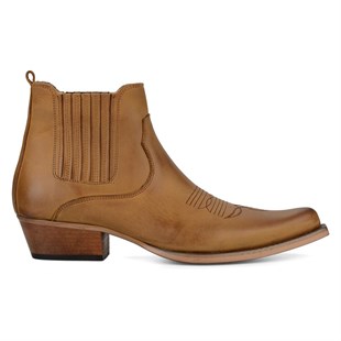 FootCourt Cowboy Boots Tan