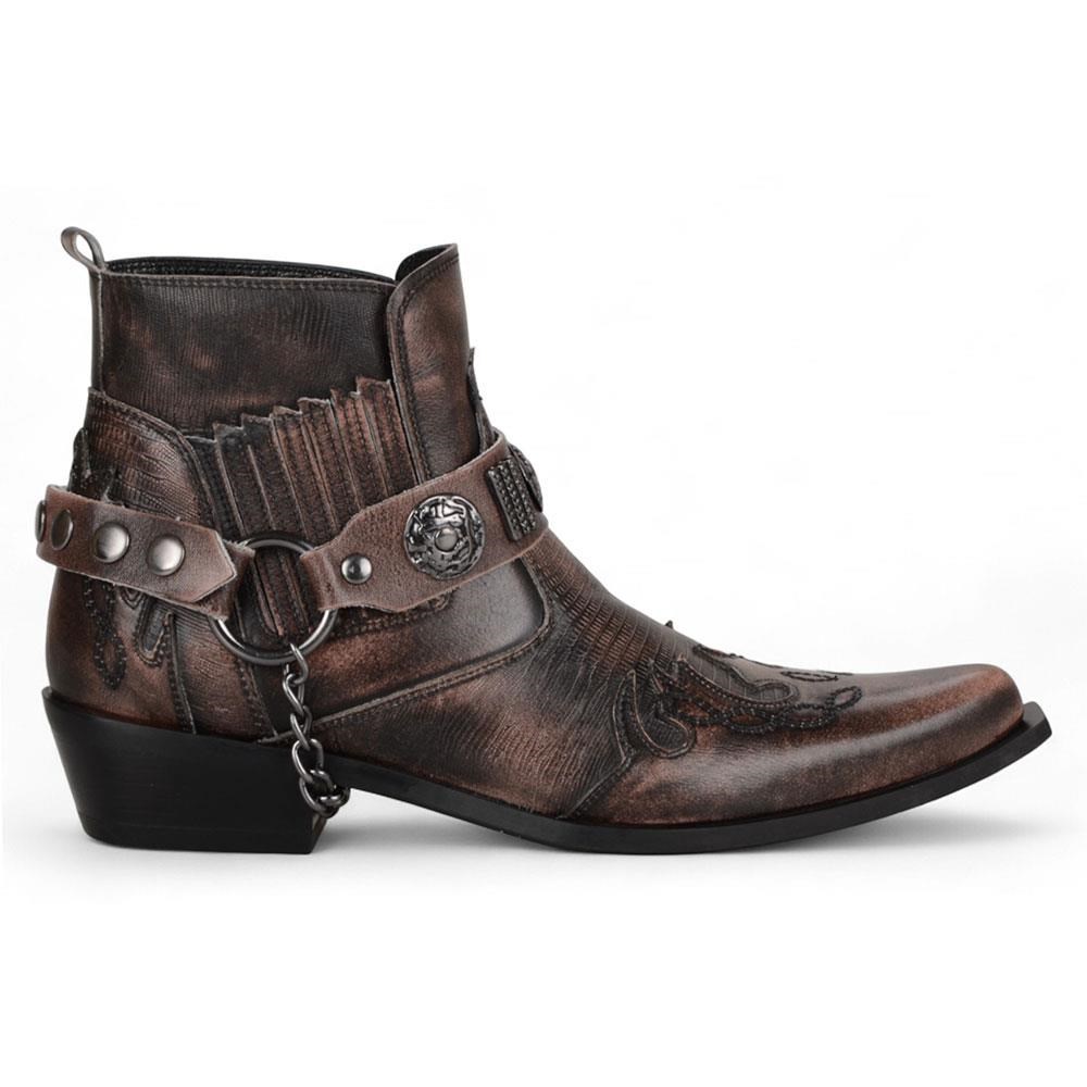 Vintage Brown Men's Cowboy Boots (Western)