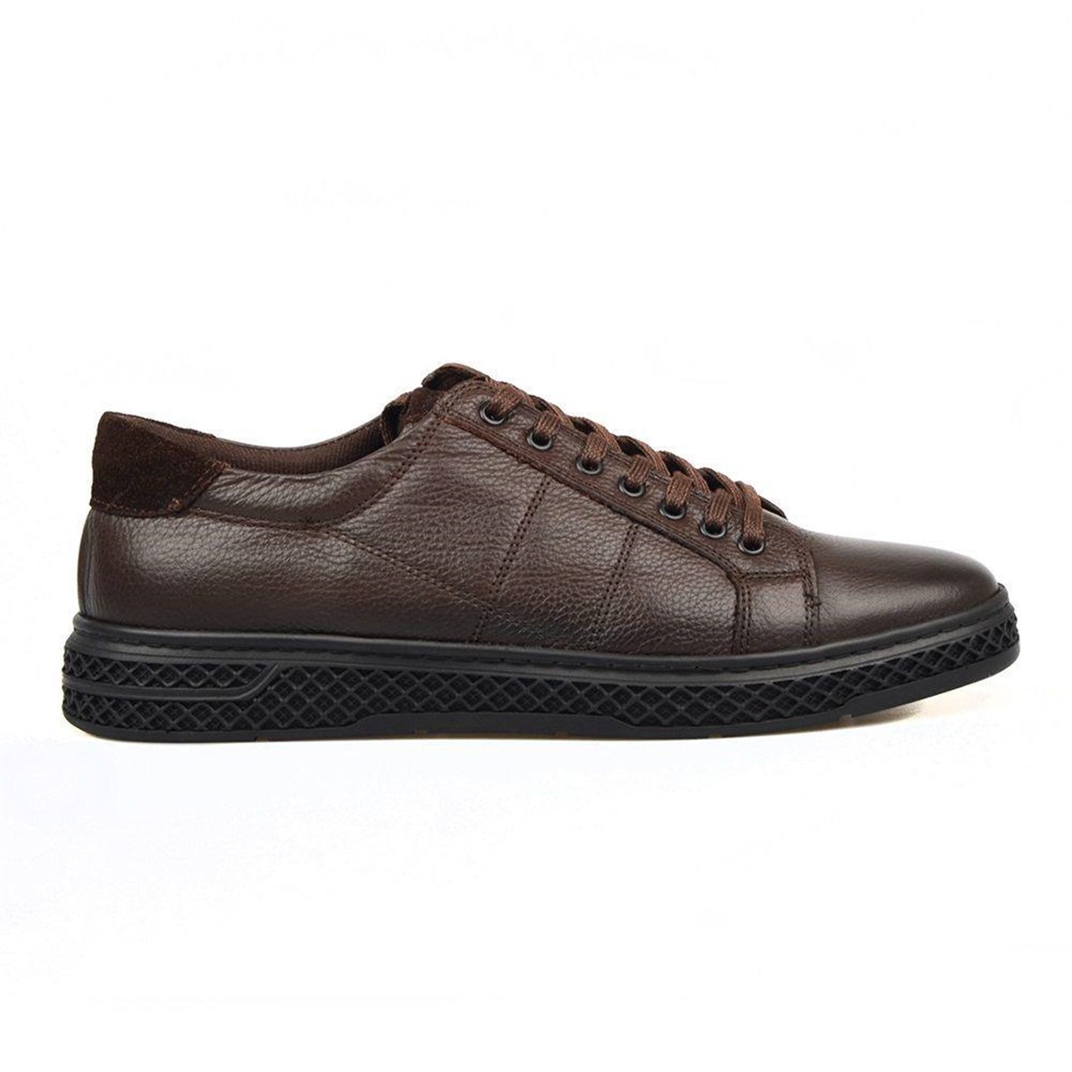 Brown Leather Men Shoes