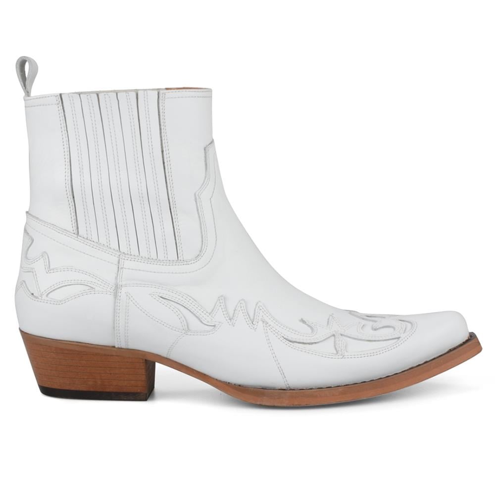 White Men's Cowboy Boots