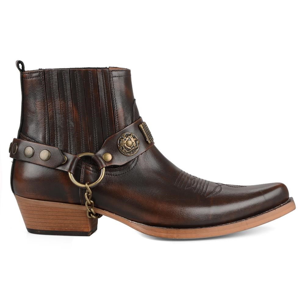 FootCourt Cowboy Boots Brown