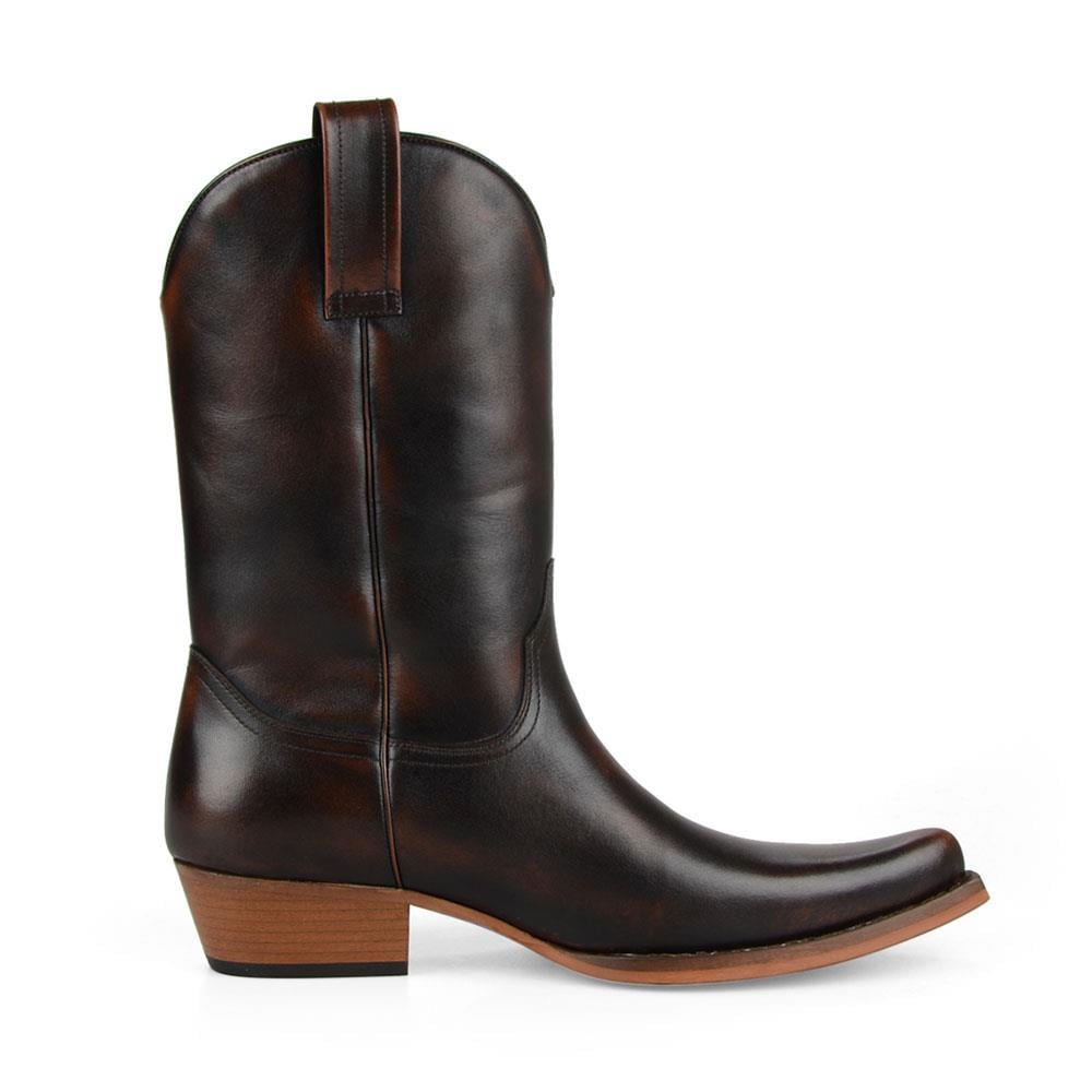 FootCourt Cowboy Boots Brown