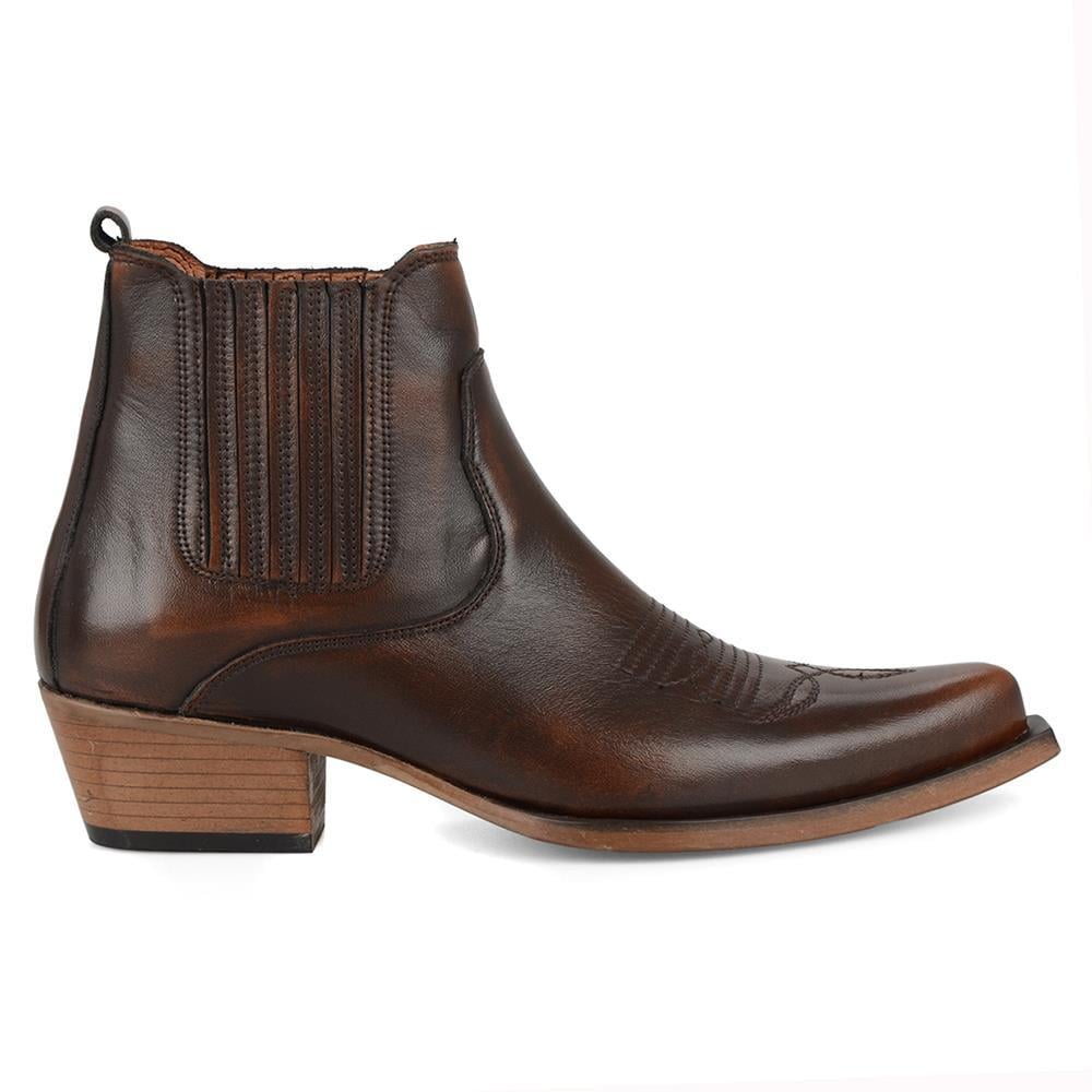 Brown Ankle Cowboy Boots Women Tokyo