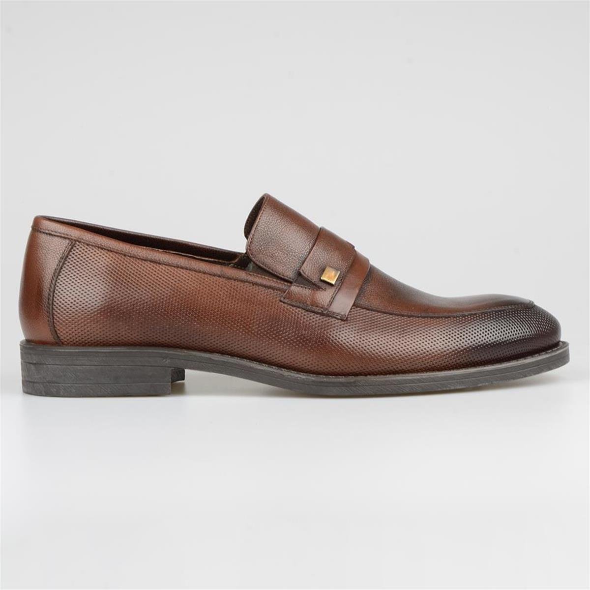 Kahverengi Klasik Loafer Erkek Ayakkabı