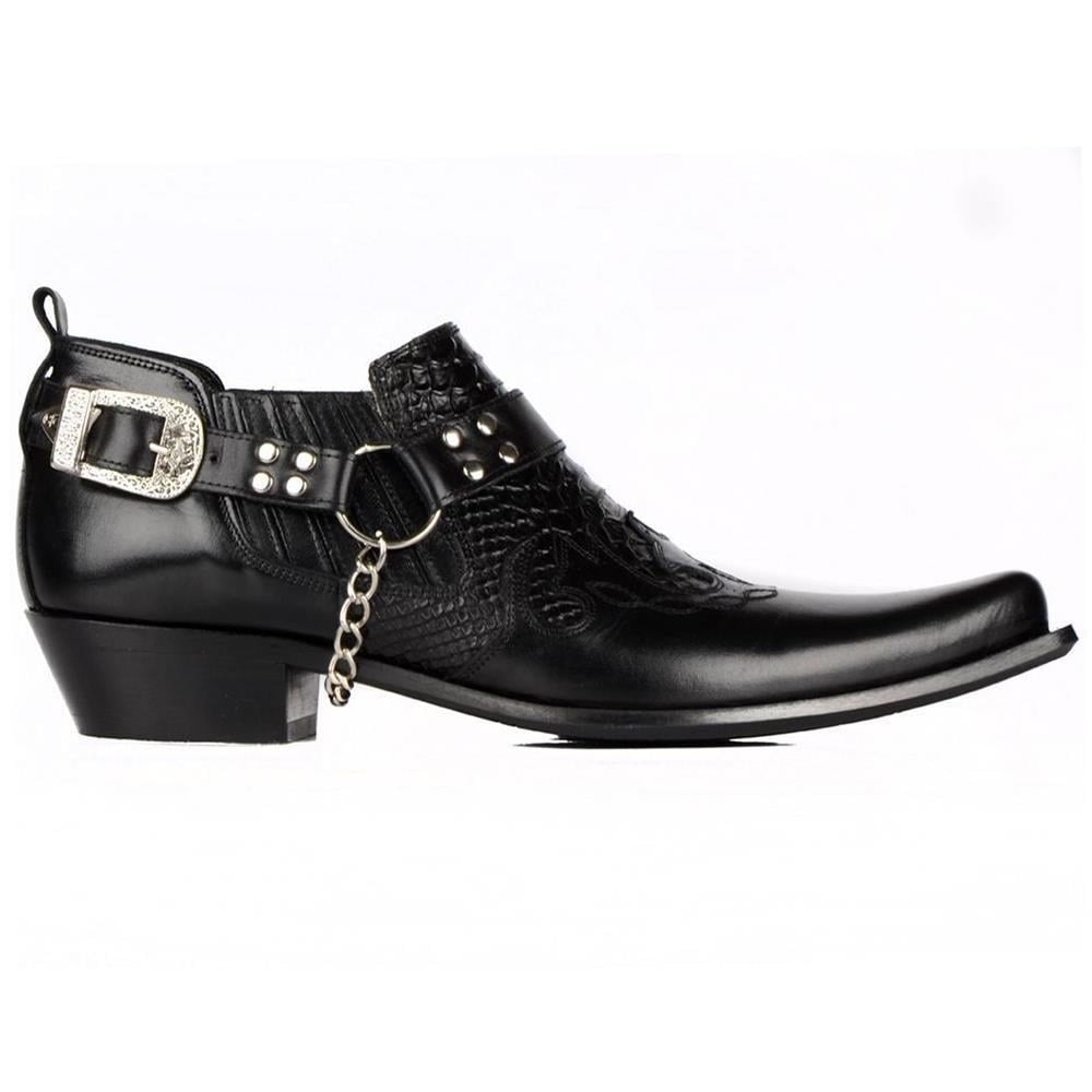FootCourt Cowboy Shoes Black
