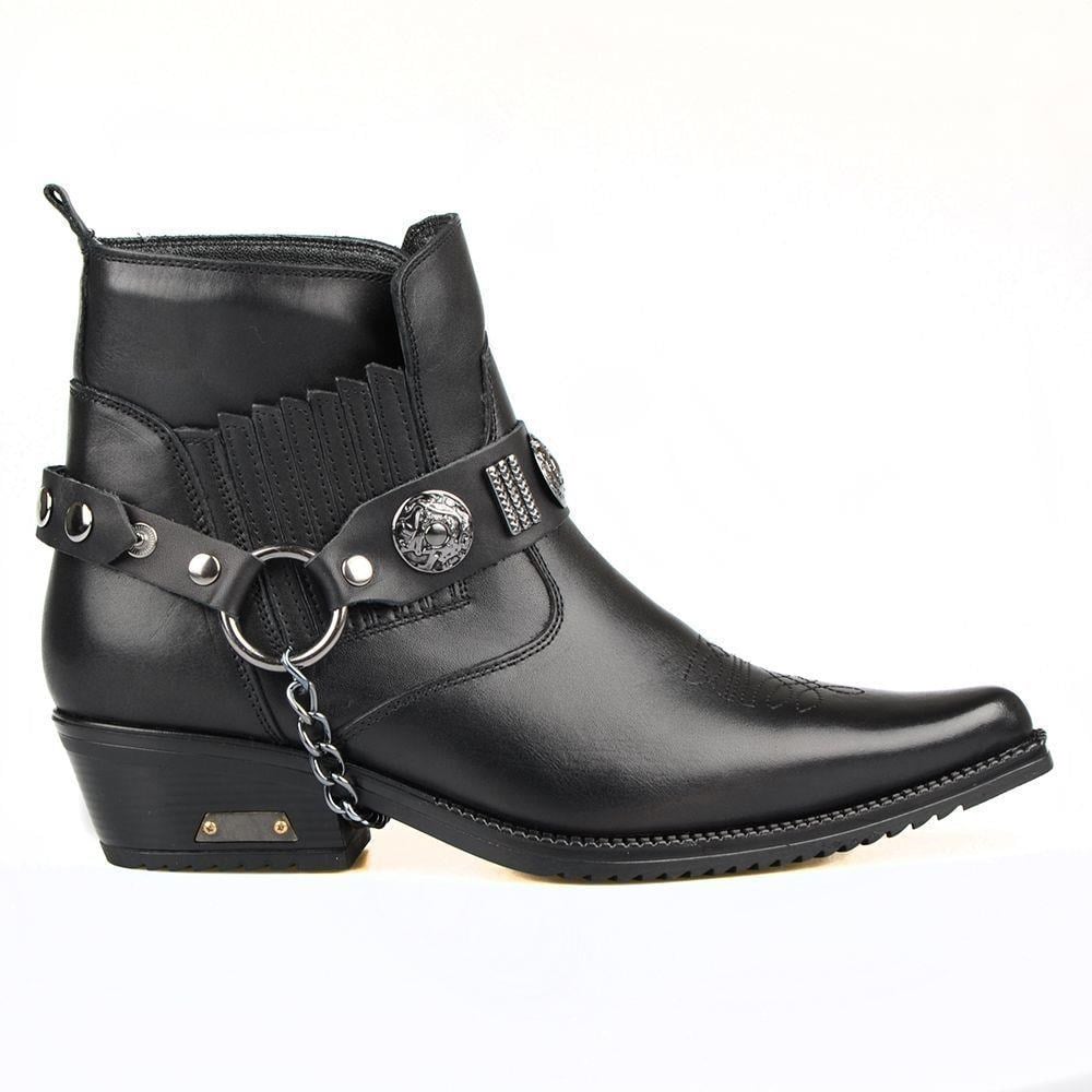 Black Western Cowboy Boots Black