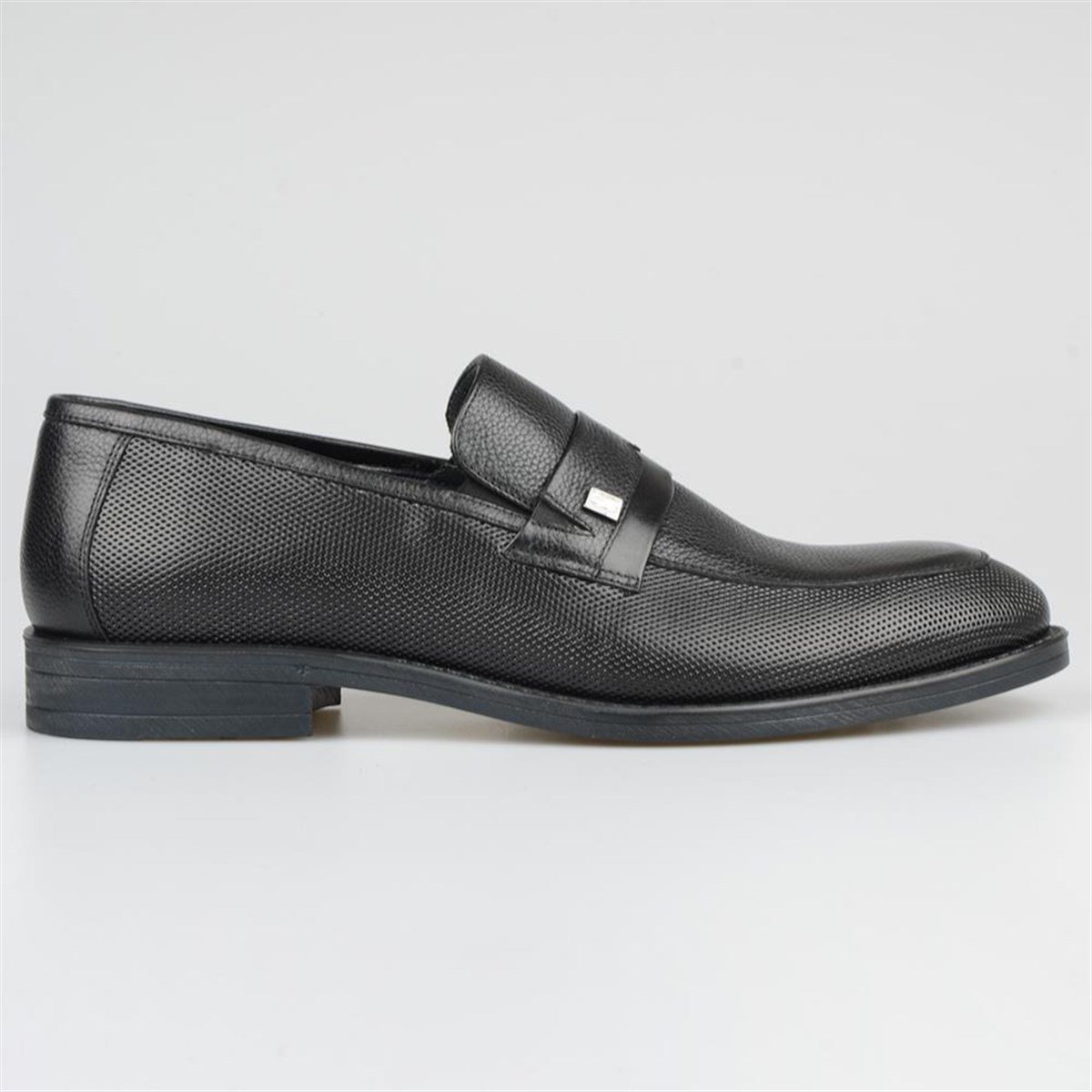 Classic Black Leather Men's Office Shoes 