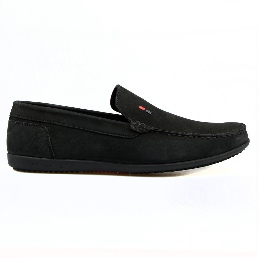 Black Nubuck Men Loafers