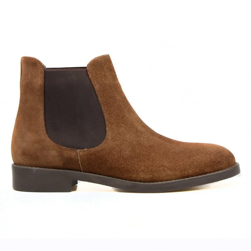 FootCourt Women's Boots Suede Tan