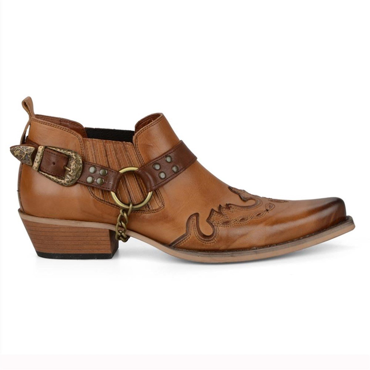 FootCourt Cowboy Shoes Tan