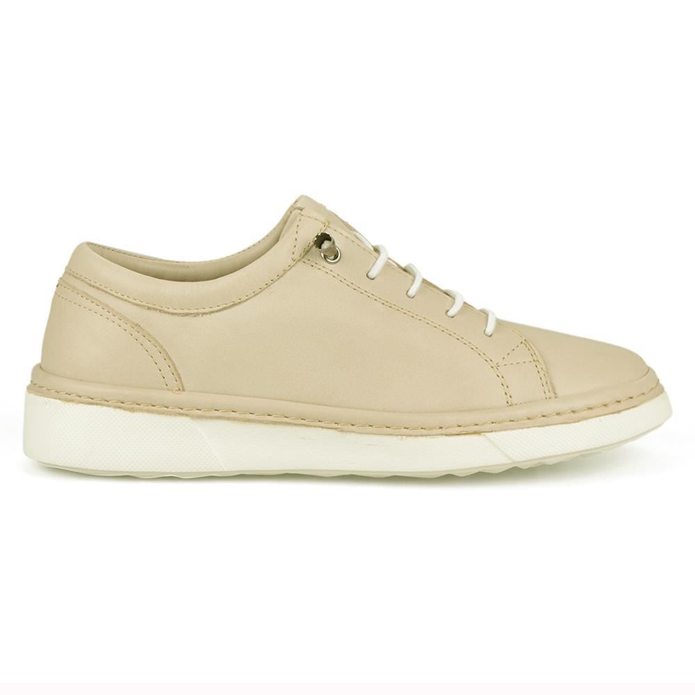 FootCourt Beige Women Soft Casual Shoes