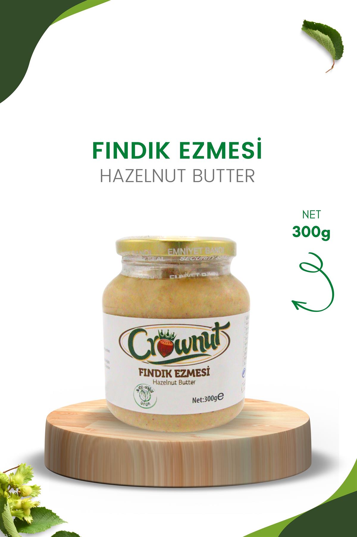 Crownut Fındık Ezmesi 300 Gram
