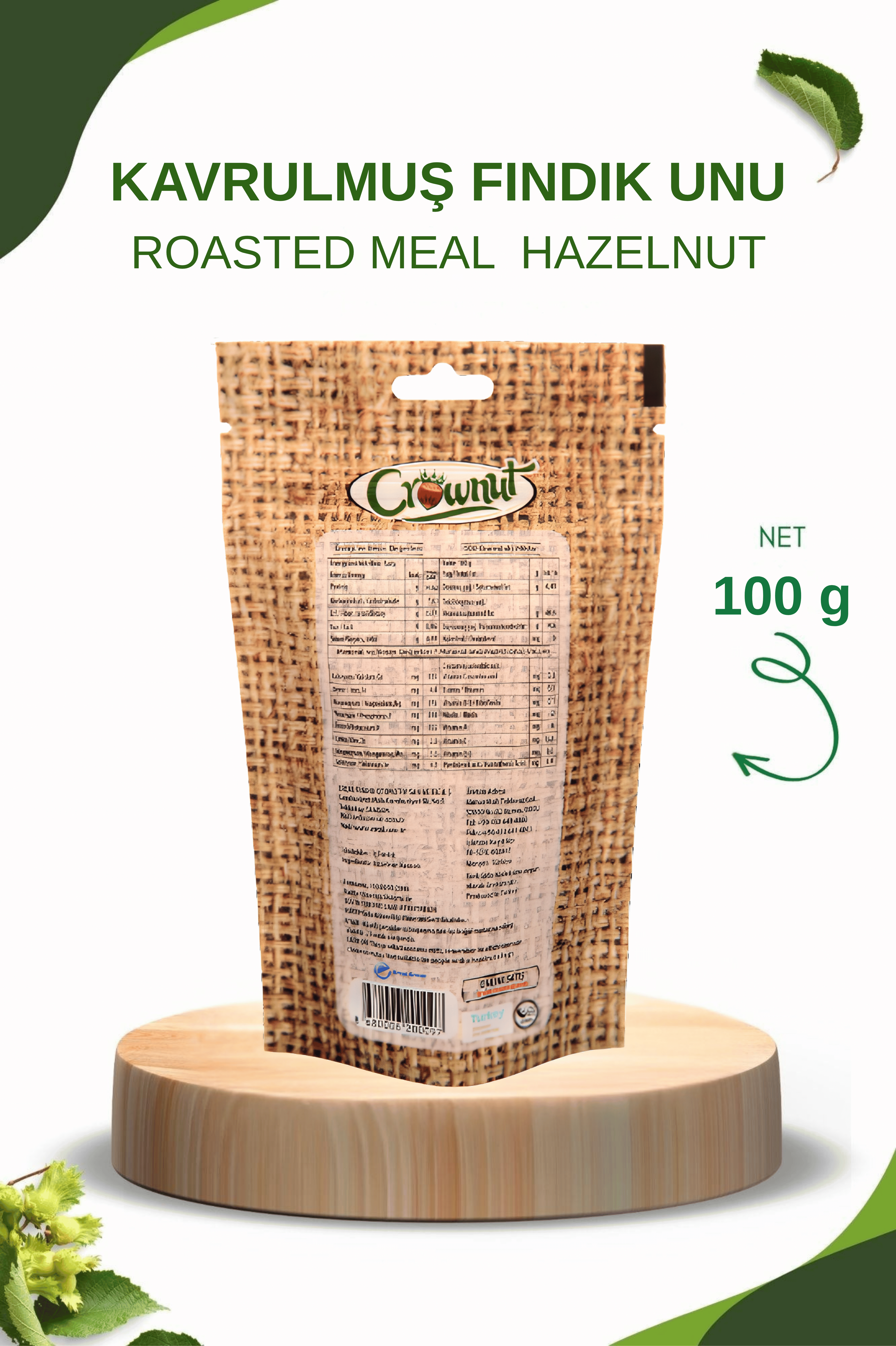 Crownut Fındık Unu 100 Gram