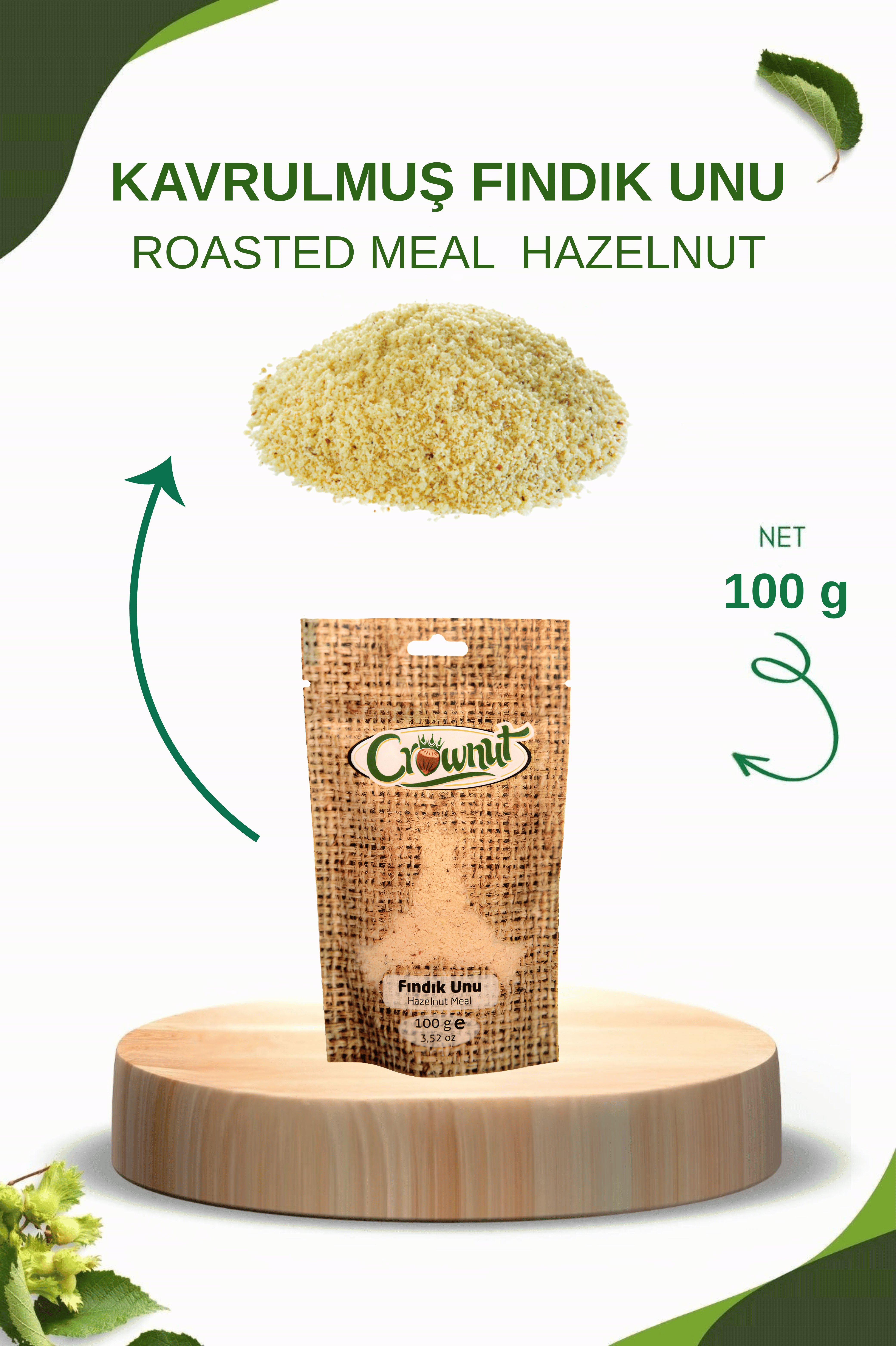 Crownut Fındık Unu 100 Gram