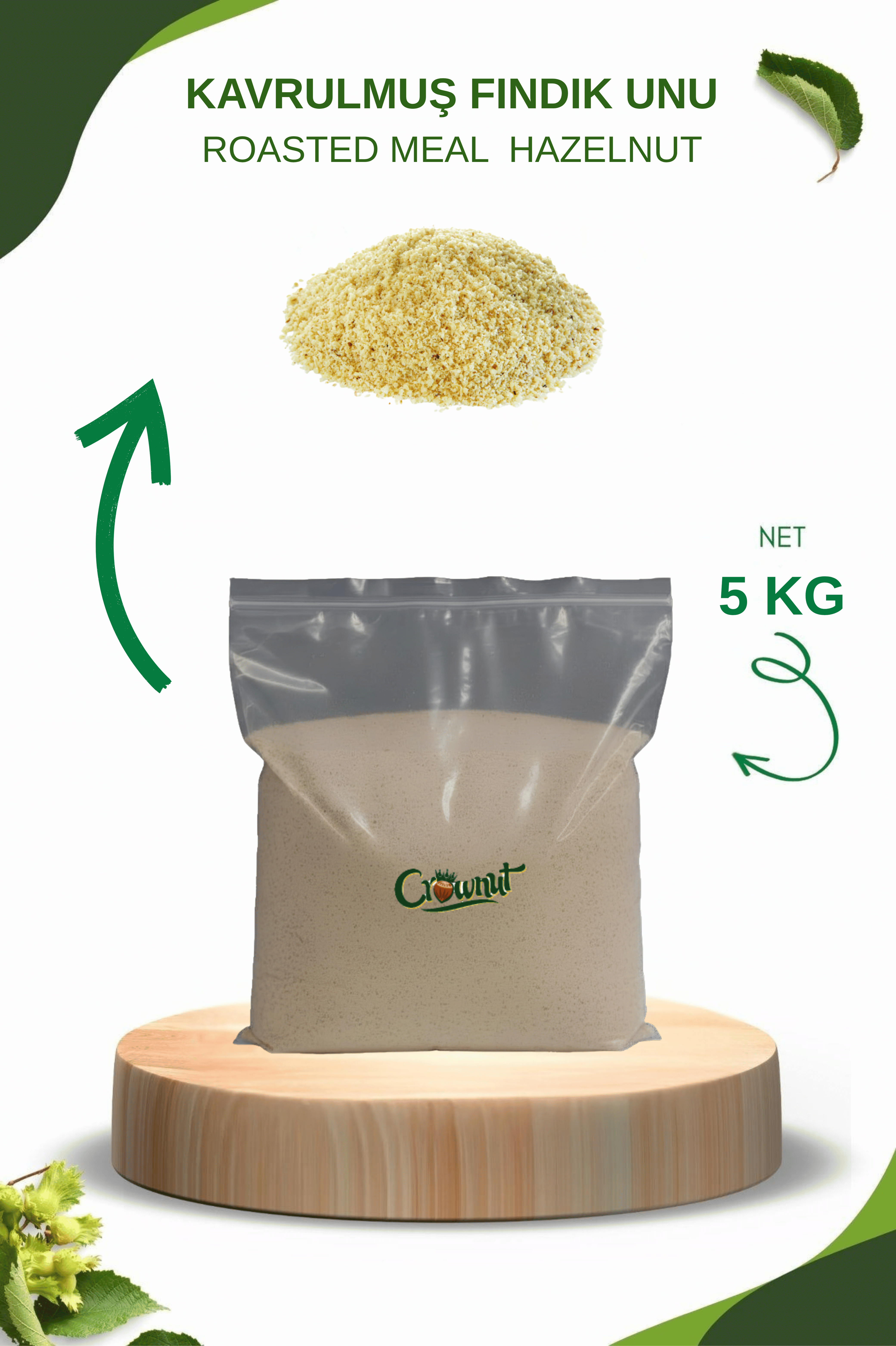 Crownut Fındık Unu 5 Kg