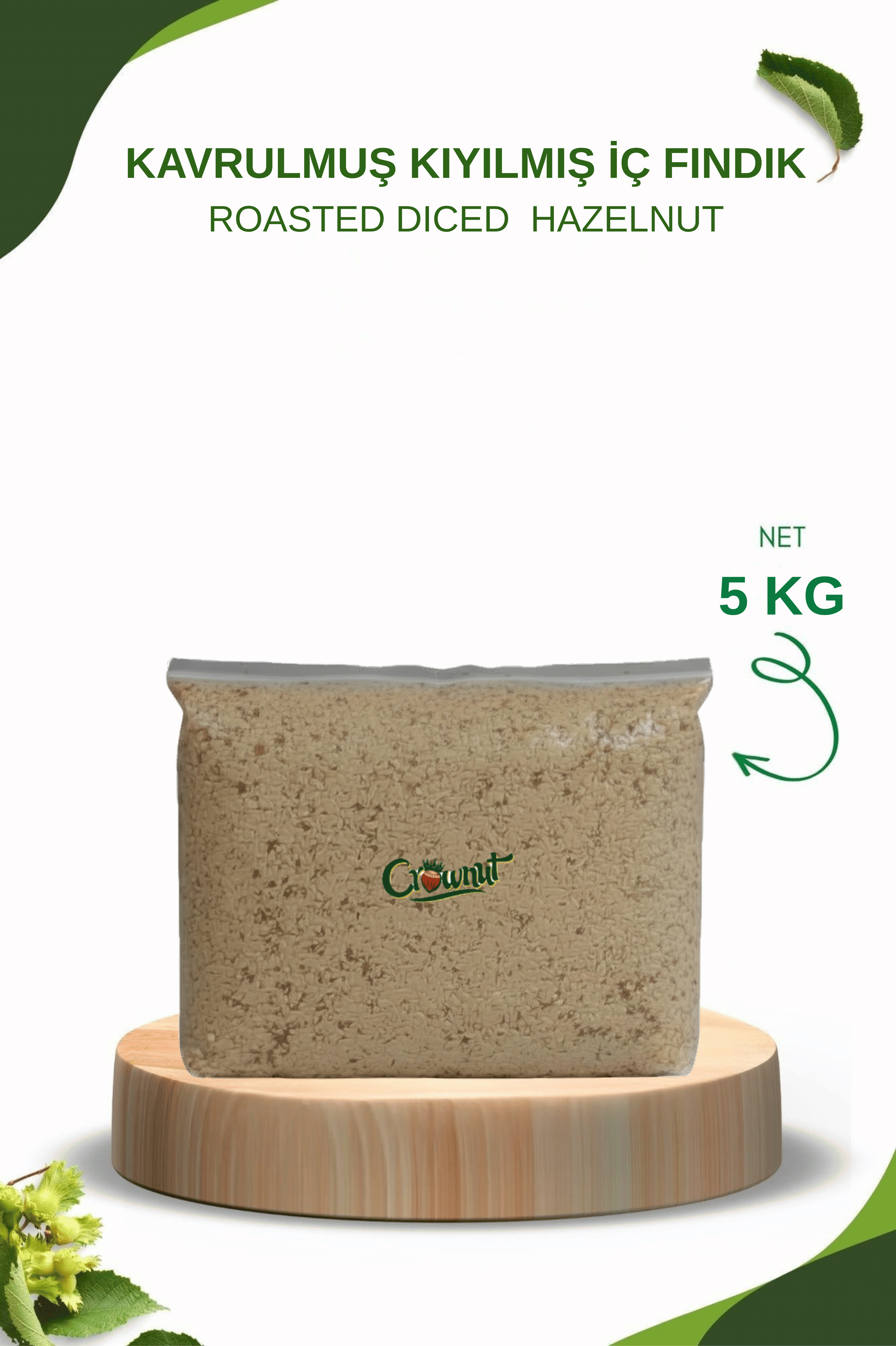 Crownut Kıyılmış İç Fındık 5 Kg