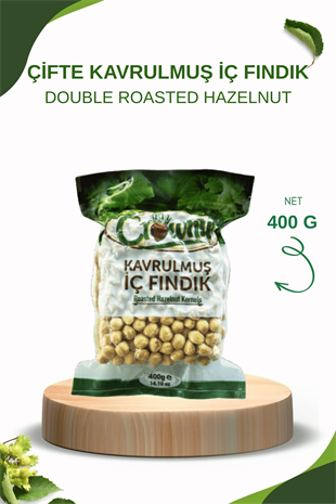 Crownut Çifte Kavrulmuş İç Fındık 400 gram