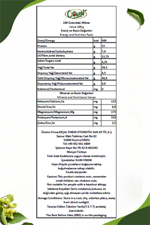 Crownut Natural İç Fındık 5 Kg