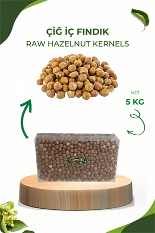 Crownut Natural İç Fındık 5 Kg