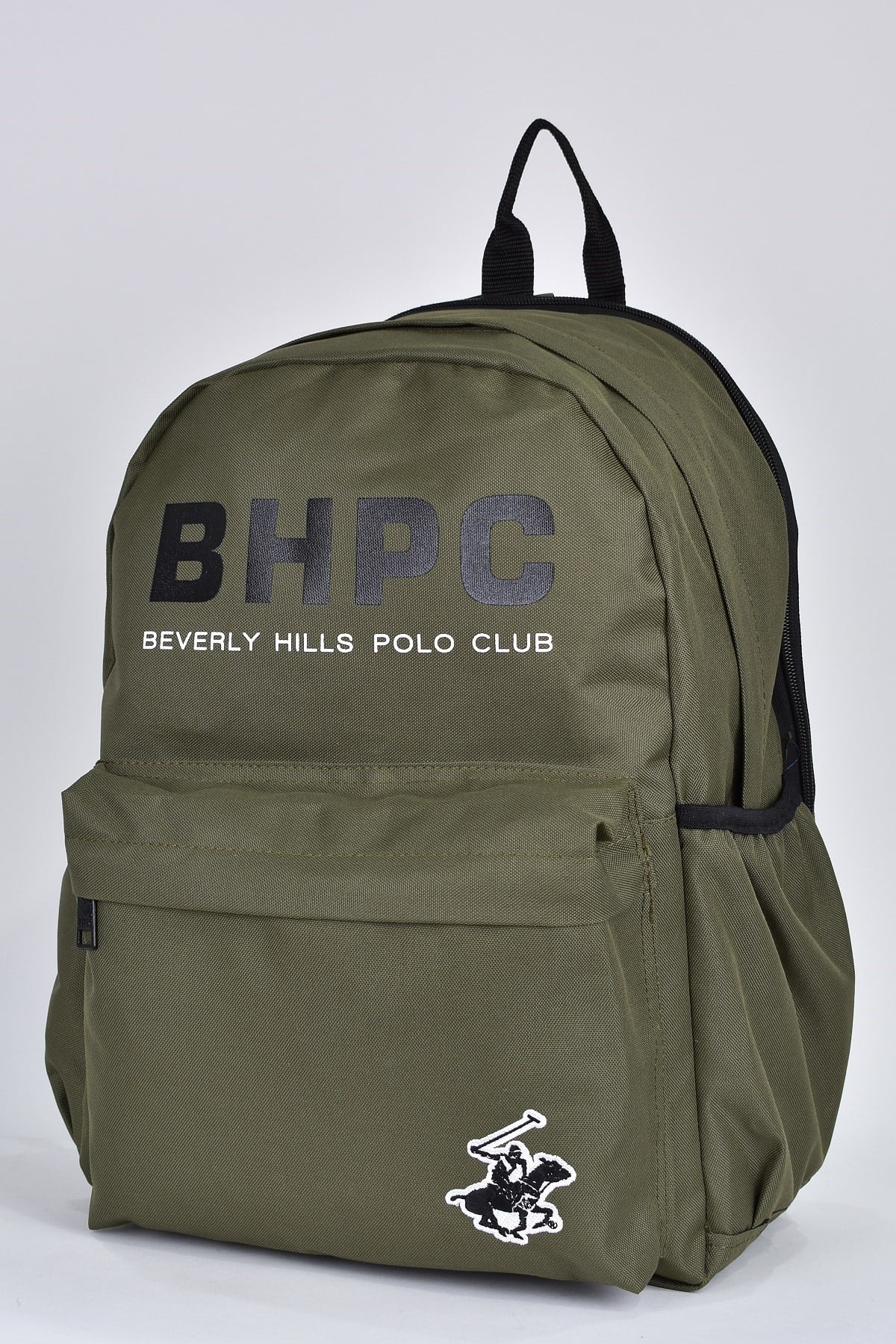 Beverly Hills Polo Club Unisex Çok Gözlü Günlük Seyahat Okul Sırt Çantası Yeşil 04163