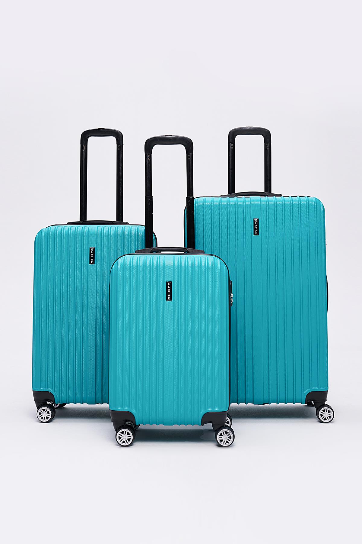 Elatae 3lü Valiz Seti Turkuaz 1020