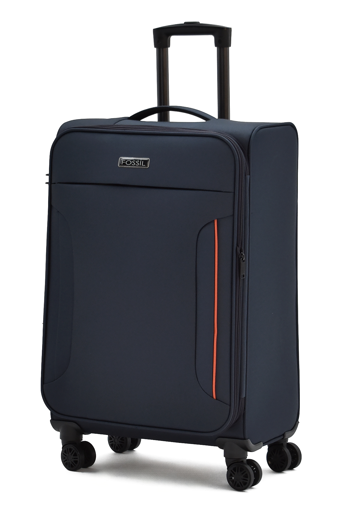 Fossil Ultra Light Lacivert Orta Boy Körüklü Kumaş Valiz – 360° 8 Tekerlekli, Hafif & Geniş İç Hacim 