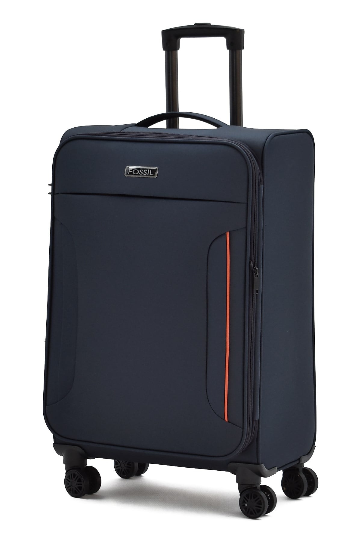 Fossil Ultra Light Lacivert Orta Boy Körüklü Kumaş Valiz – 360° 8 Tekerlekli, Hafif & Geniş İç Hacim 