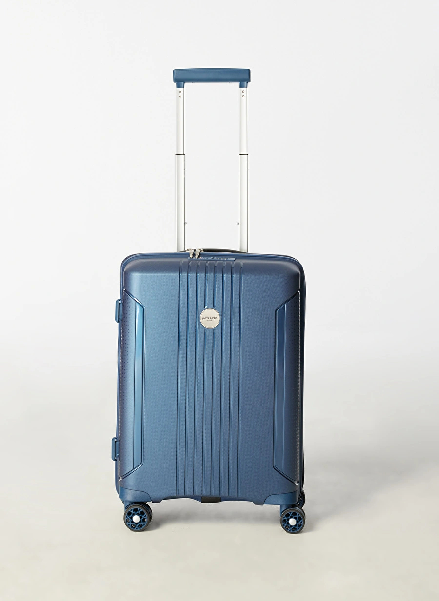 Pierre Cardin Polipropilen Kabin Boy Kırılmaz Valiz Lacivert PC7060