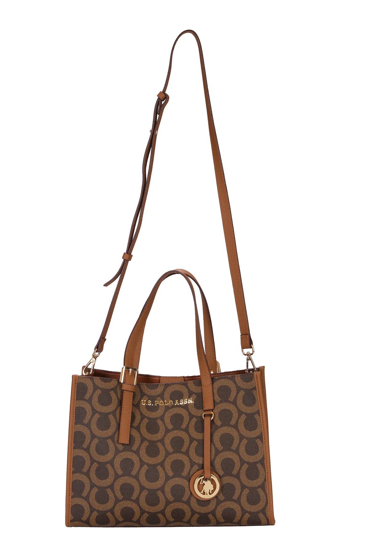 U.S. Polo Assn. Kadın Omuz Çantası Kahve US25163