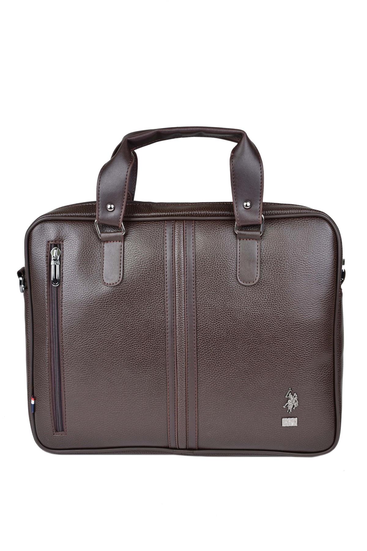 U.S. Polo Assn. Evrak Çantası Kahverengi