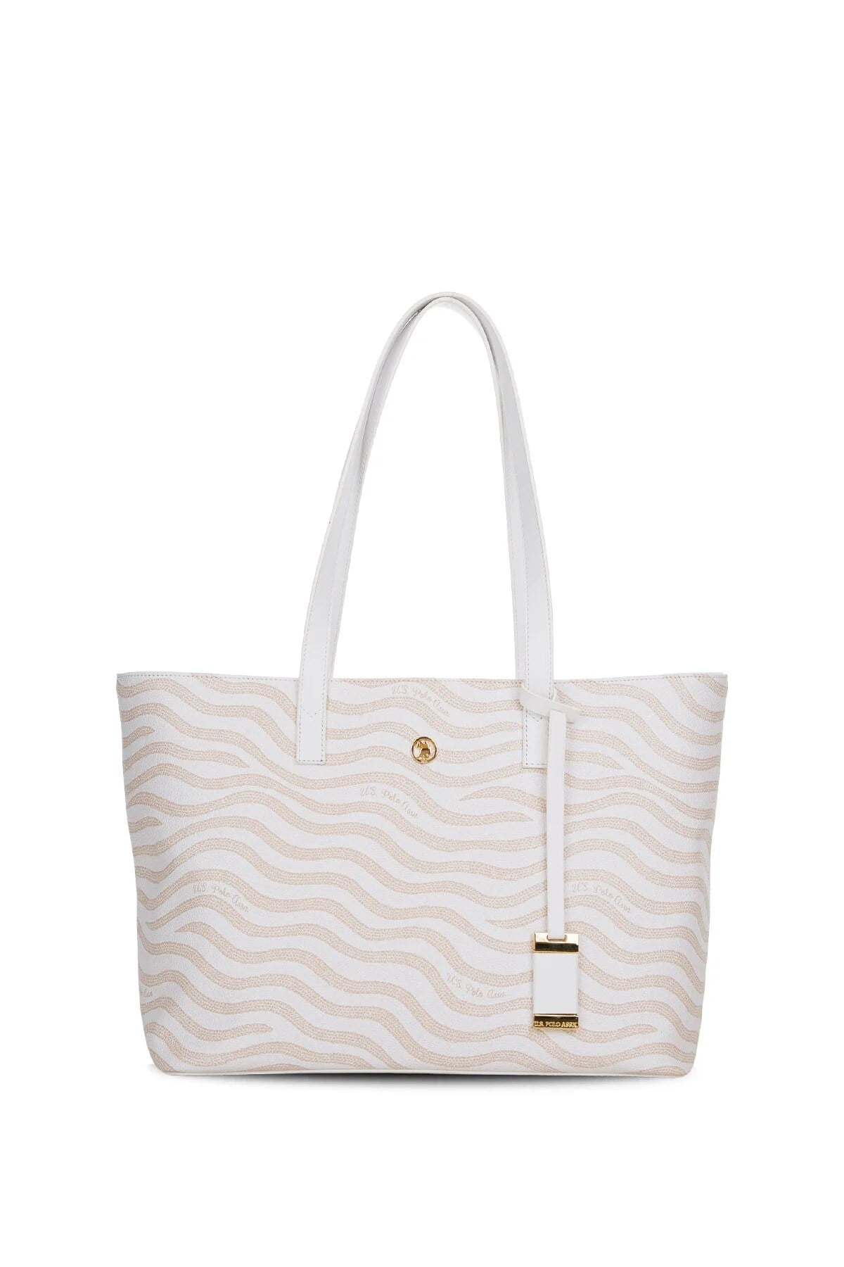 U.s. Polo Assn. Kadın Omuz Çantası Ekru US26170 – Günlük Şık Tasarım, Hafif ve Kullanışlı