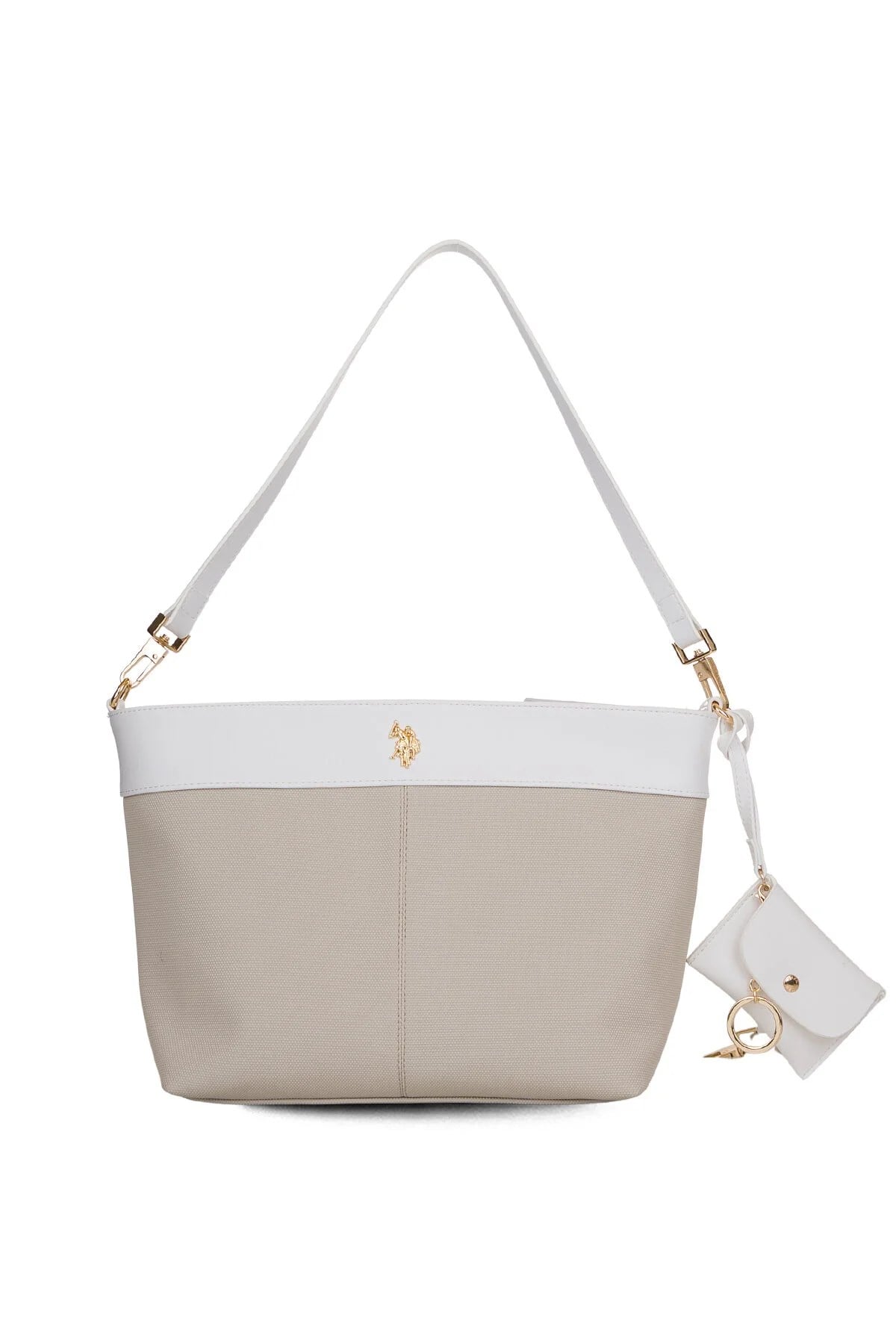U.s. Polo Assn. Kadın Omuz Çantası Taş-Beyaz US26277 – Günlük Şık Tasarım, Hafif ve Kullanışlı