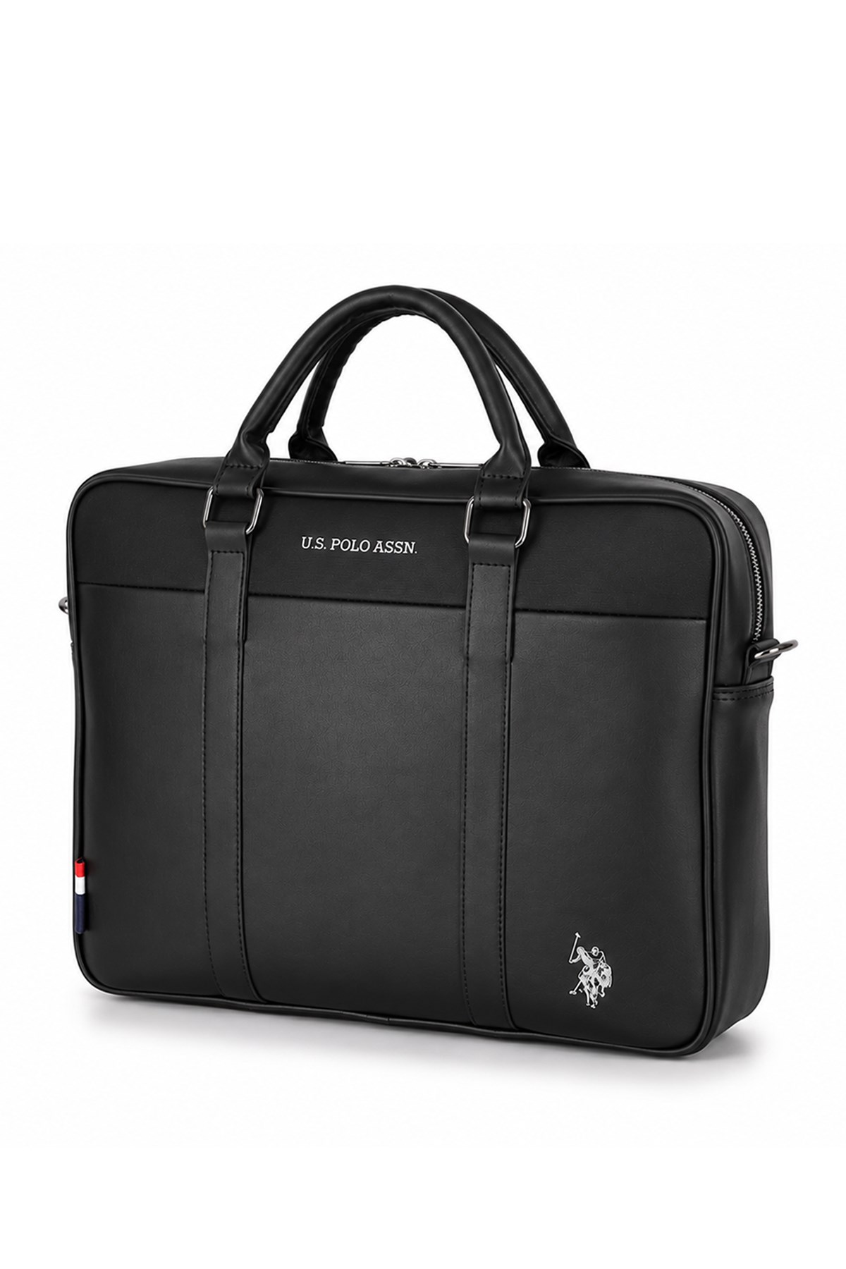 U.S. Polo Assn. Laptop Bölmeli Evrak Çantası 15.6 İnç Şık Tasarım Omuz Askılı Ofis Çantası PLEVR26050