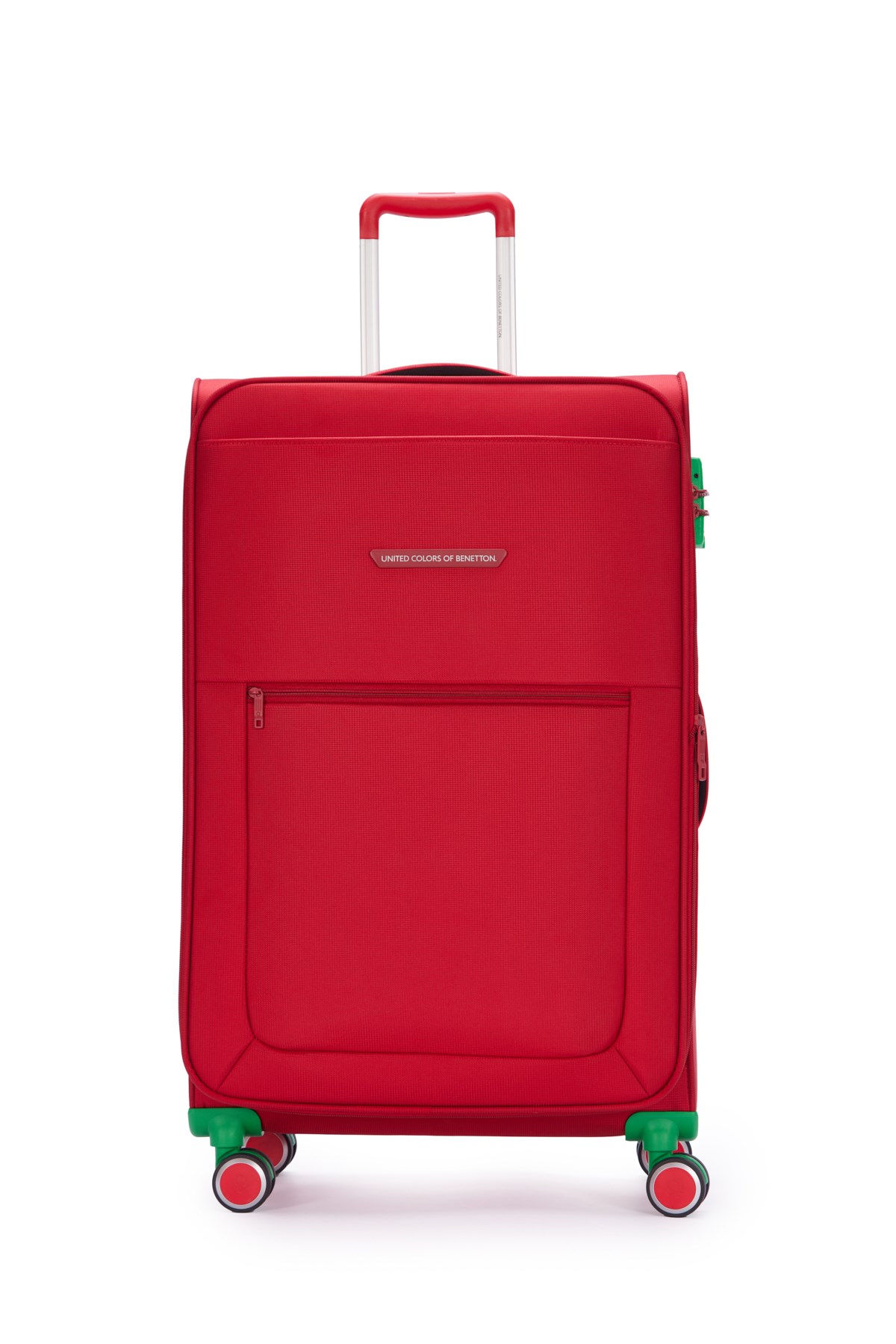 United Colors Of Benetton Ultra Light Kumaş Büyük Boy Valiz Kırmızı BNT2800