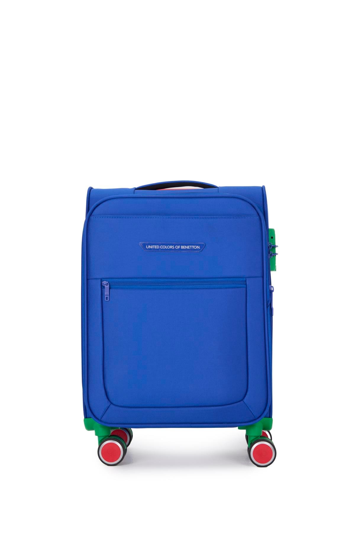 United Colors Of Benetton Ultra Light Kumaş Kabin Boy Valiz Sax BNT2800