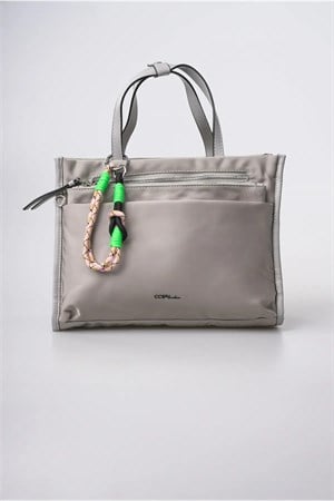 ÇÇS Kadın Çapraz Askılı El Çantası Günlük Şık Kullanım Hafif Modern Tasarım Gri 18142